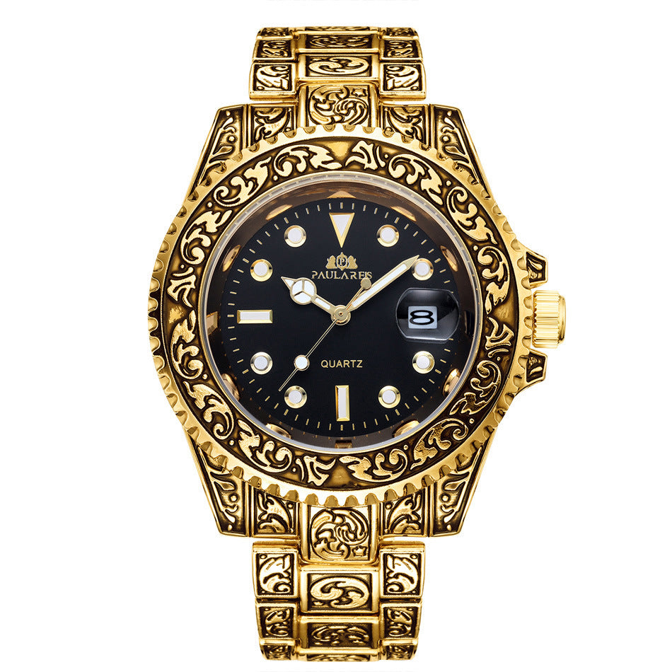 Quarz-Herrenuhr mit Kalender und Leuchtfunktion – Bild 8 | LuxeStyle
