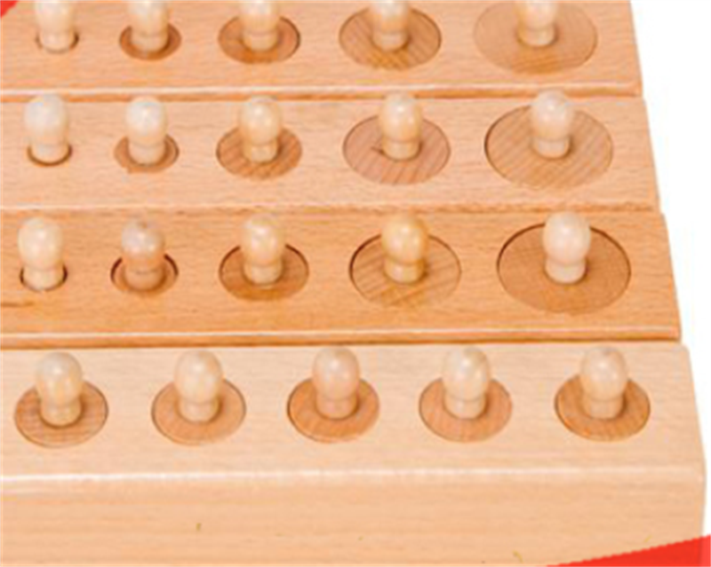 Montessori Steckzylinder aus Buchenholz – Bild 3 | LuxeStyle