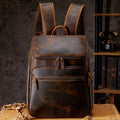 Vintage Rucksack aus Rindsleder