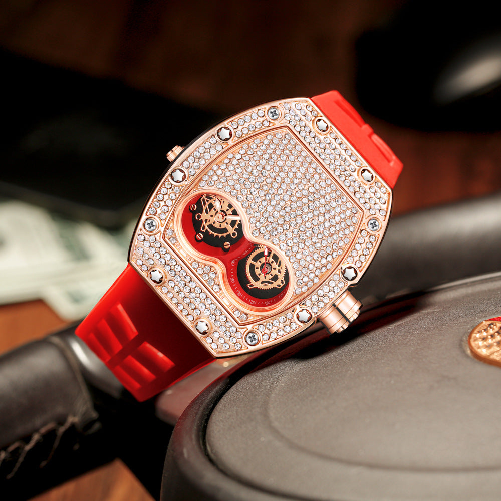Quarz-Herrenuhr „Fashion Diamond Personality“ | LuxeStyle