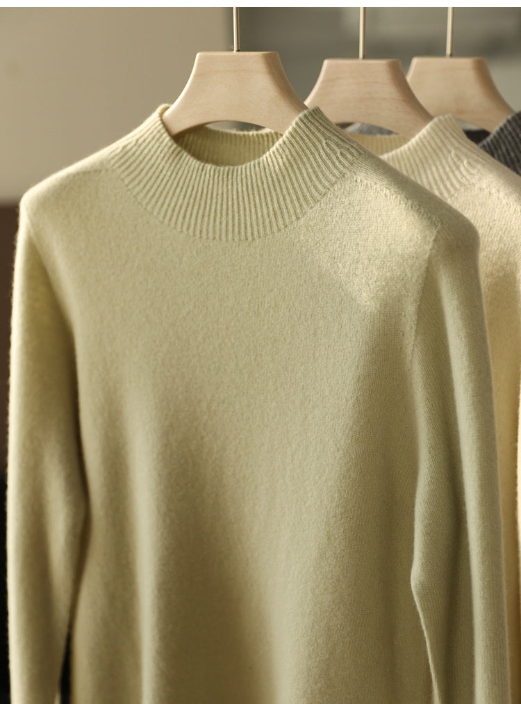 Vielseitiger Seamless Wollpullover aus Merinowolle