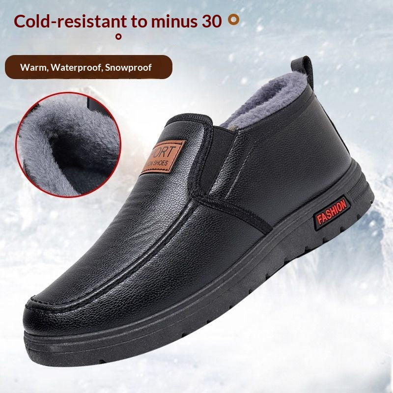 Gefütterte, wasserdichte Herren-Winterschuhe – Bild 1 | LuxeStyle