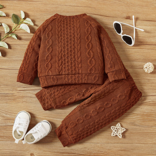 Baby-Set: Pullover und Hose aus Baumwolle – Bild 8 | LuxeStyle