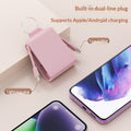 Mini Powerbank mit Dual-Kabel