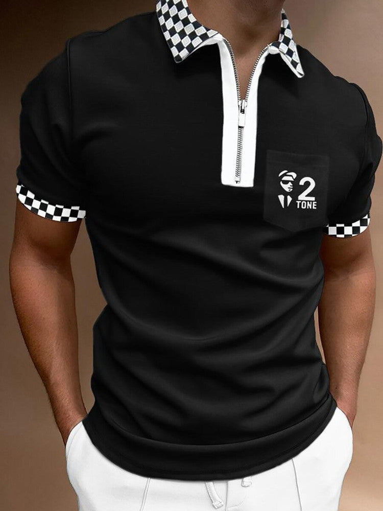 Polo-Shirt gestreift mit Reverskragen