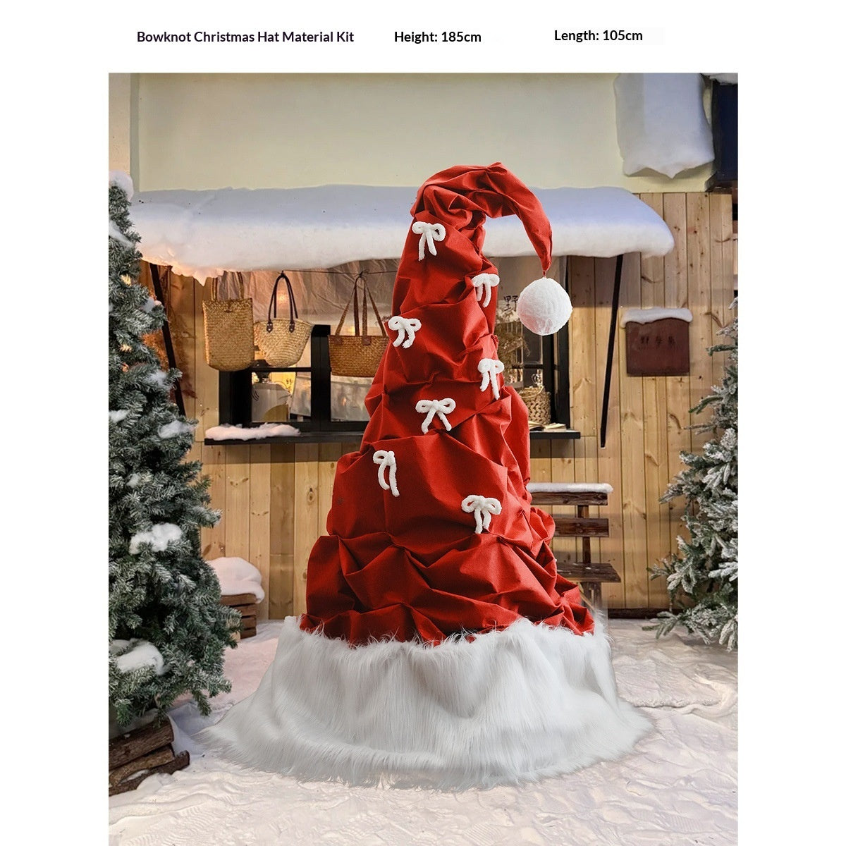 Weihnachtsdeko Foto-Prop mit weichem Stoff – Bild 4 | LuxeStyle