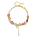 Perlenarmband mit Zirkon-Design – Bild 2 | LuxeStyle