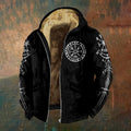 Kapuzen-Zipup Jacke mit 3D-Druck – Bild 12 | LuxeStyle