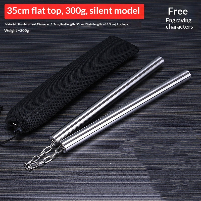 Edelstahl Nunchaku, 35 cm