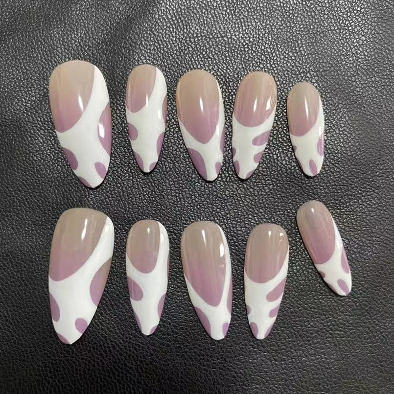 Mandel French Manicure – Advanced · Press-on-Nägel – Bild 5 | LuxeStyle