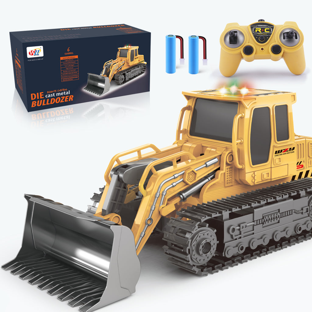RC Baustellenfahrzeug Set – Bagger & Bulldozer