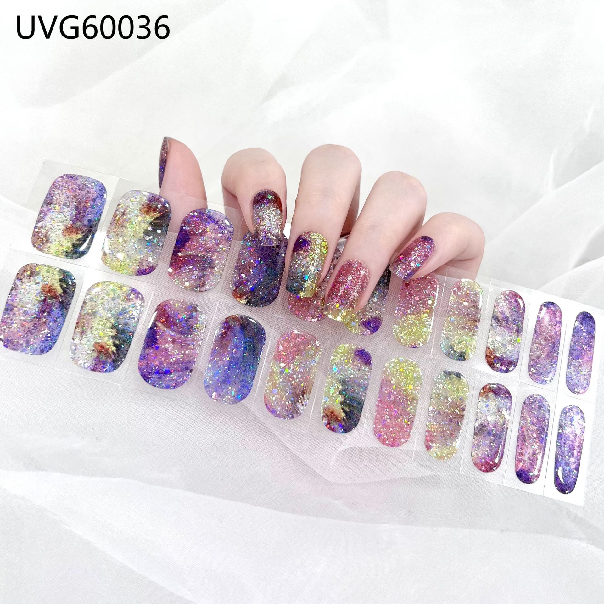 UV Gel Nagelsticker Semi-Cured