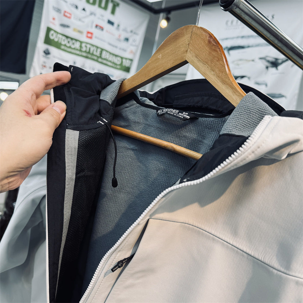 Herren Outdoor Jacke Winddicht Wasserfest – Bild 3 | LuxeStyle