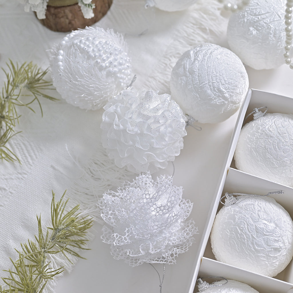 Glitzernder Weihnachtsball aus Schaumstoff | LuxeStyle