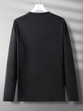 Herren-Basic Langarm T-Shirt