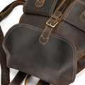 Retro Leder-Rucksack