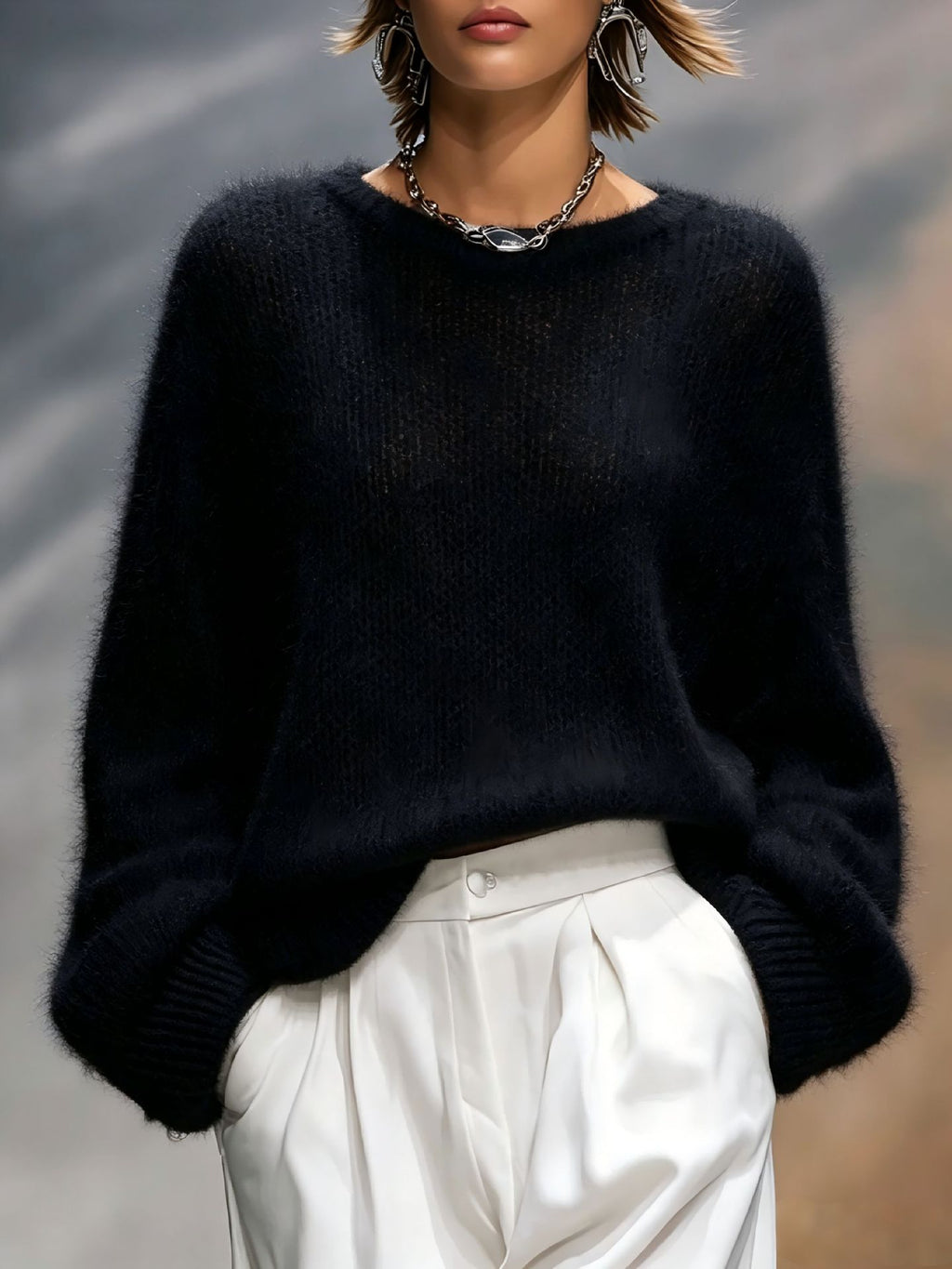 Eleganter Herbst/Winter Pullover für Damen