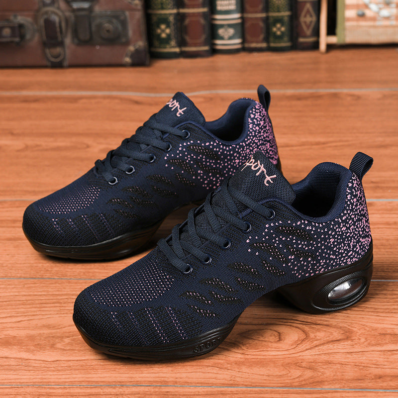 Mesh Tanzschuhe mit weicher Sohle