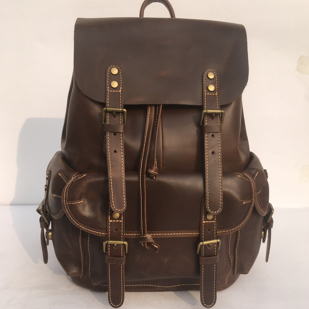 Herren Rucksack aus Echtleder – Bild 3 | LuxeStyle
