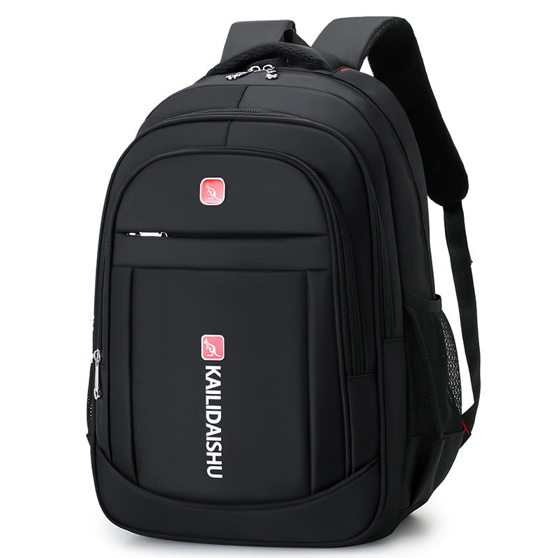 Schwarzer Outdoor-Reiserucksack, wasserdicht – Bild 4 | LuxeStyle