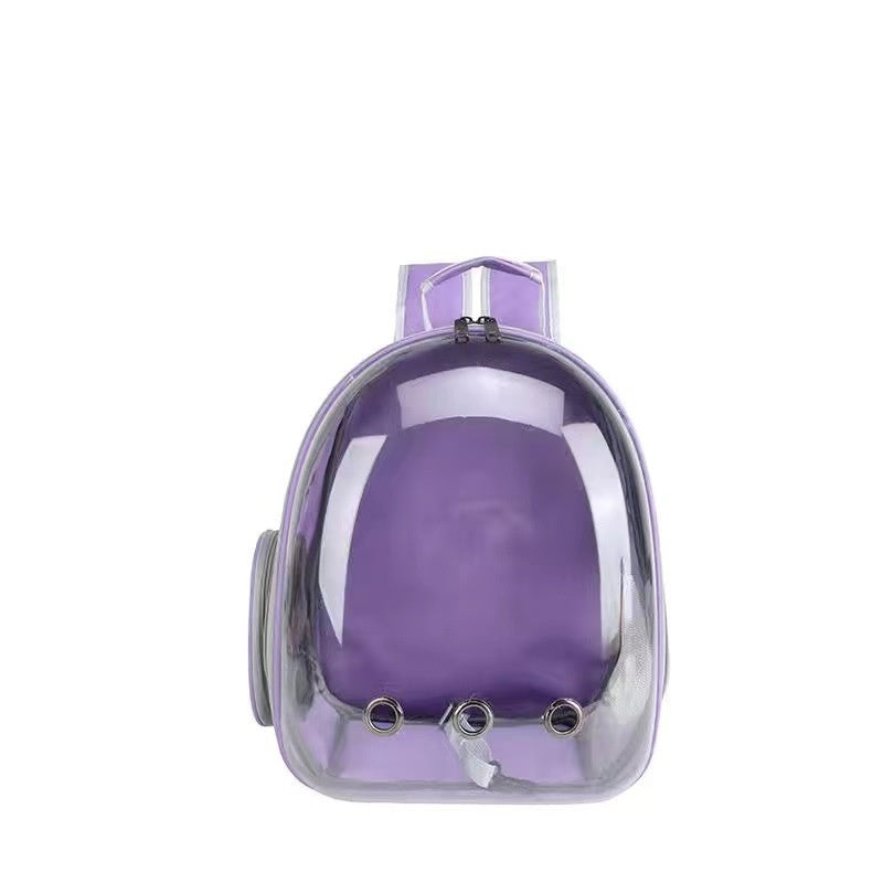 Tote für Haustiere – transparenter Rucksack mit Platz – Bild 4 | LuxeStyle
