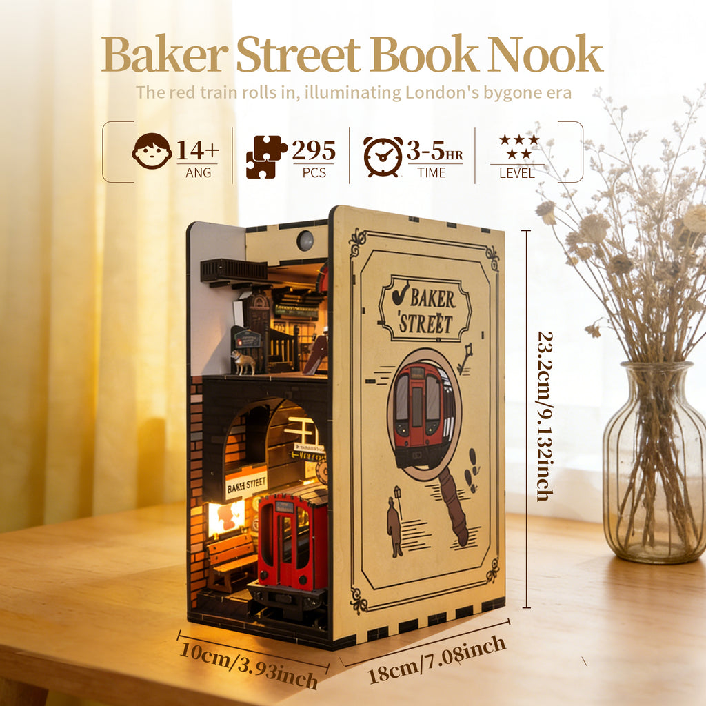 3D Holzpuzzle "Baker Street" mit Beleuchtung