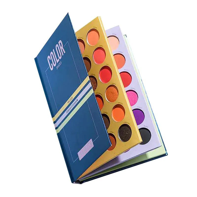 Wasserdichte Glitzer-Matte Lidschatten-Palette – Bild 8 | LuxeStyle