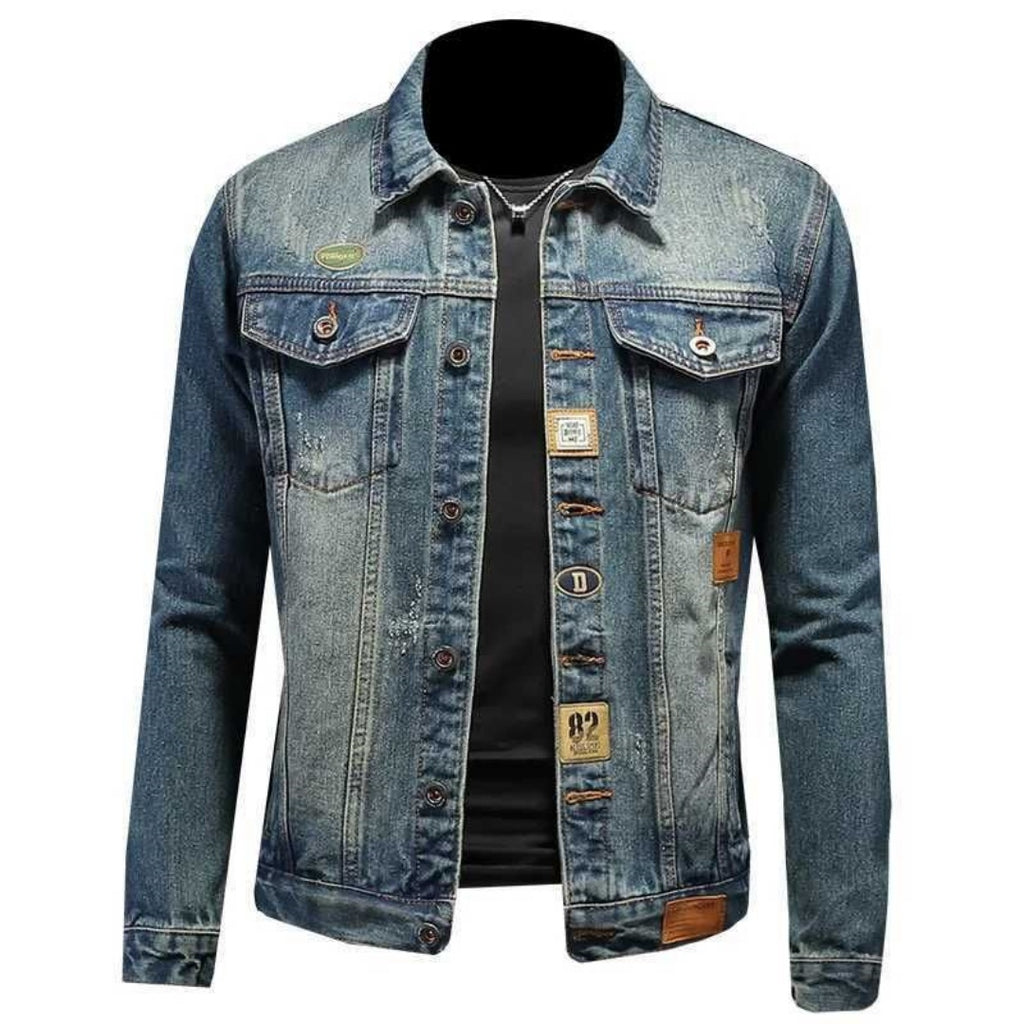 Taillierte Jeansjacke für Herren – Y098S – Ansicht 7