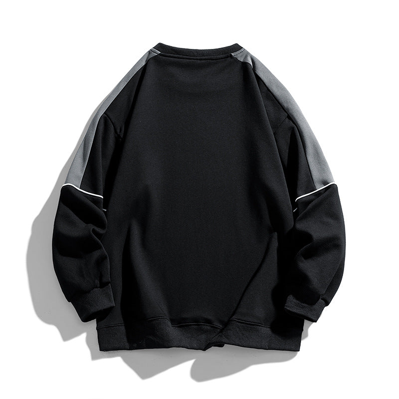 Herren Langarm Pullover Rundhals