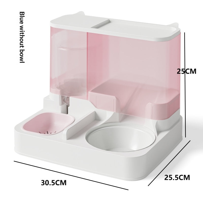 Futter- und Wasserspender-Kombination