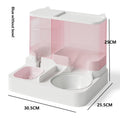 Futter- und Wasserspender-Kombination