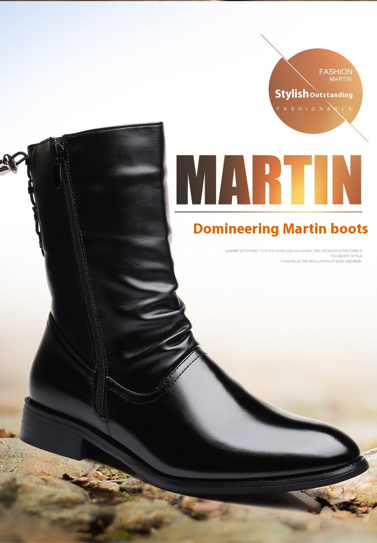 Spitze Lederstiefel für Herren