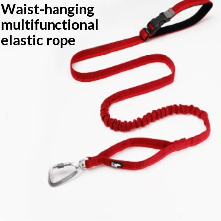 Hundeführleine mit elastischem Bauchgurt