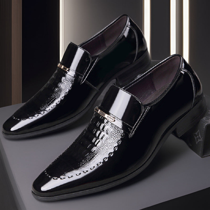 Herrenschuhe Kroko-Muster Lackleder – Bild 4 | LuxeStyle