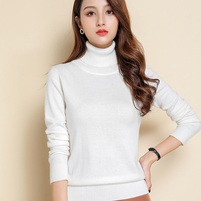 Damen Rollkragenpullover aus Strick