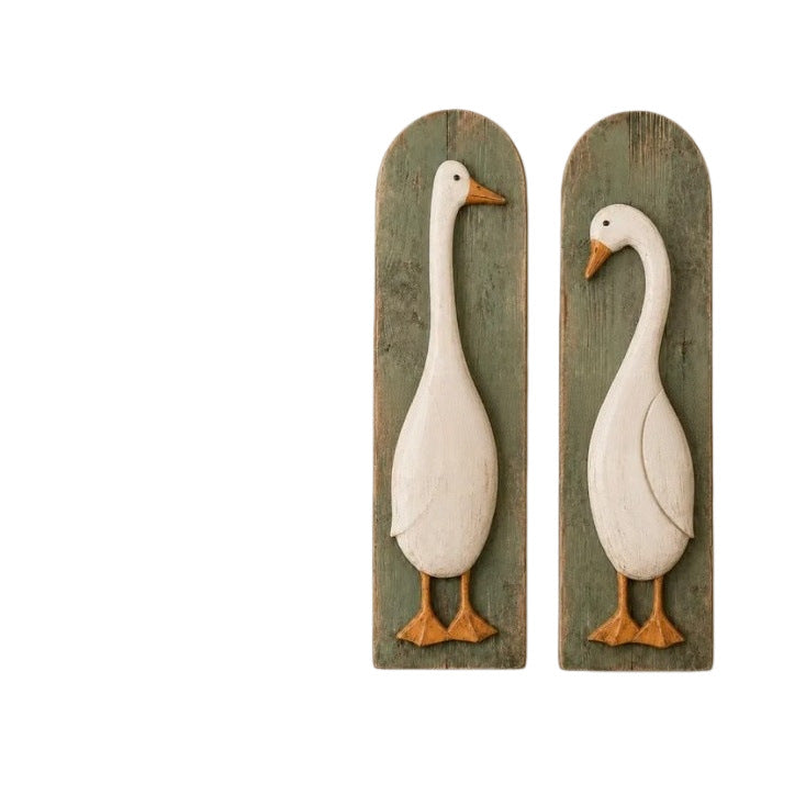 Wandsticker Gans aus Holz – Bild 2 | LuxeStyle