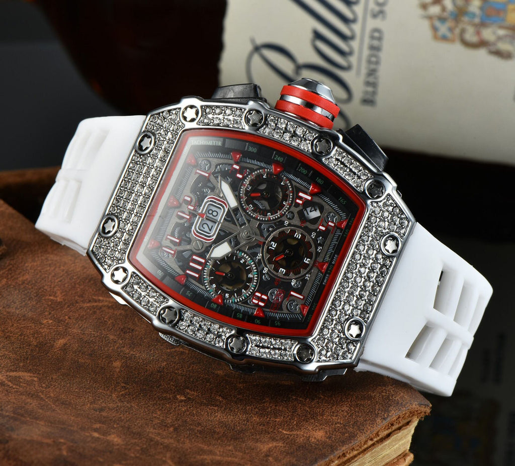Diamant-Herrenuhr mit Kalenderfunktion – Bild 13 | LuxeStyle