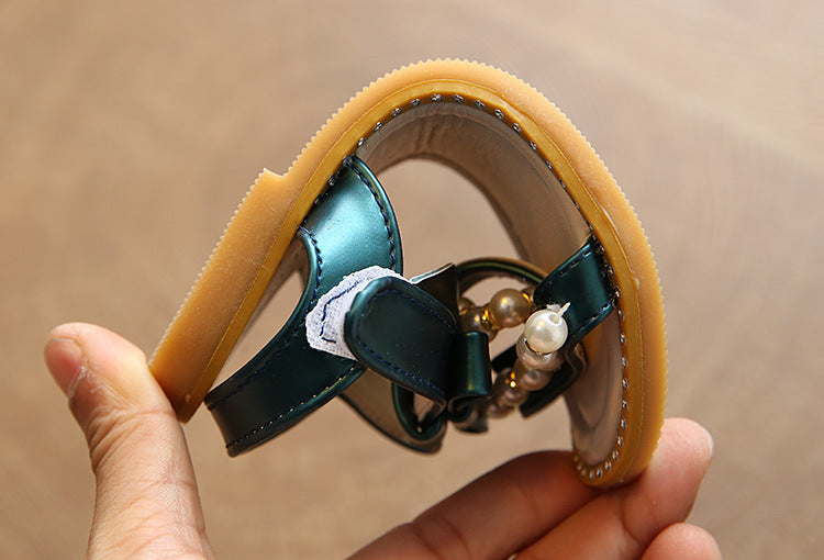 Mädchen Prinzessin Sandalen mit Perlen – Bild 9 | LuxeStyle