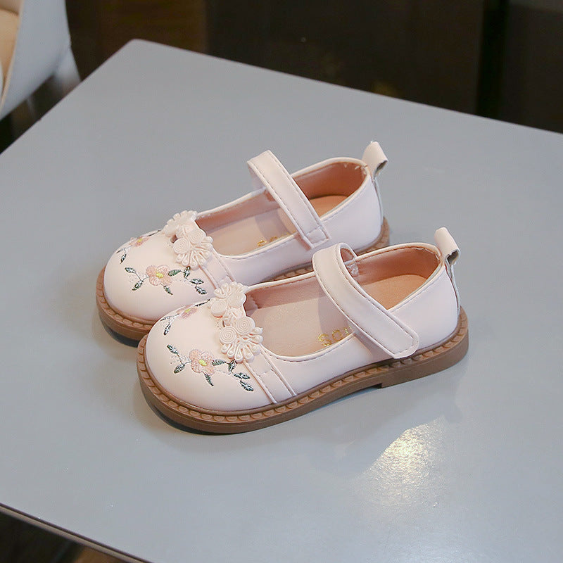 Püppchen-Schuhe aus Leder