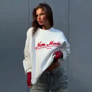 Personalisiertes Retro-Sweatshirt mit Print