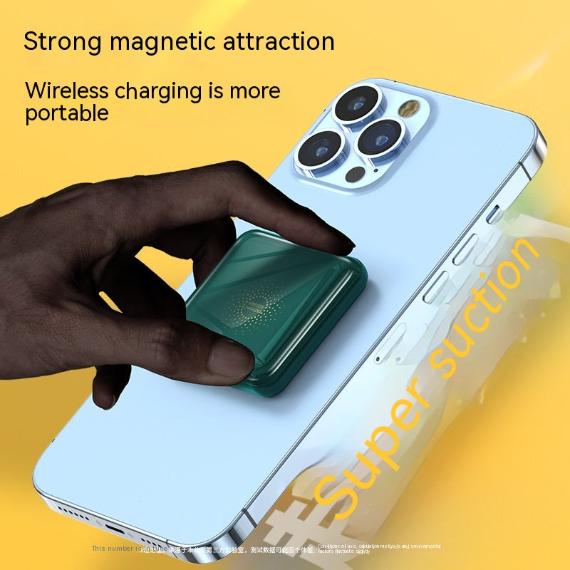Kompakte 10000 mAh Powerbank mit Wireless Charging