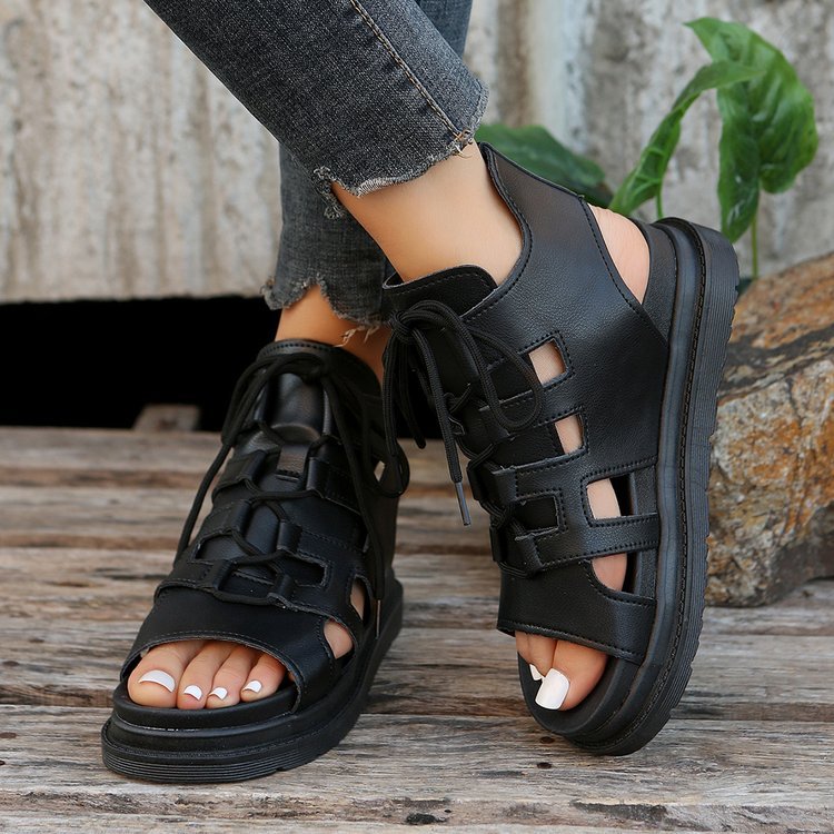Atmungsaktive Roman Sandalen für Damen