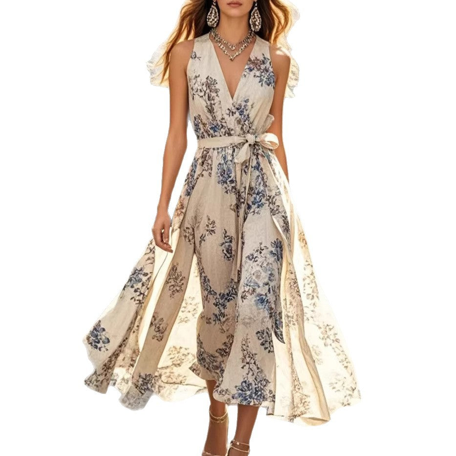 Sommerliches Kleid mit 3D-Effekt