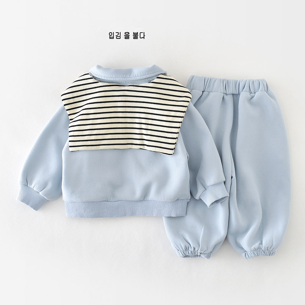 Baby Longsleeve-Set in Hellblau – Bild 2 | LuxeStyle