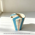 Keramik-Kaffeetasse mit Farbblock-Streifen – Bild 3 | LuxeStyle