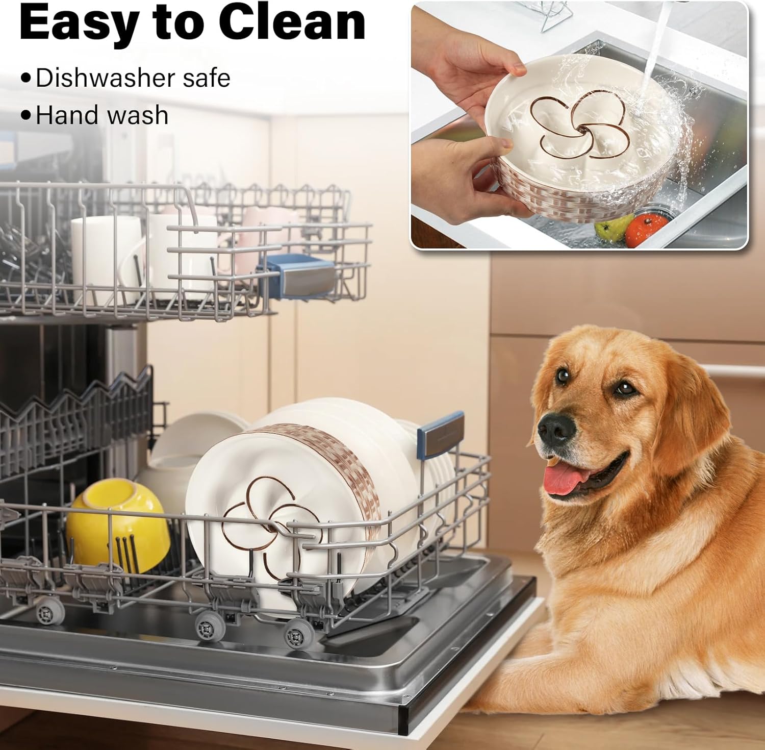 Keramik Langsam-Fress-Schüssel für Hunde