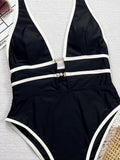 Sexy Bikini Jumpsuit mit tiefem V