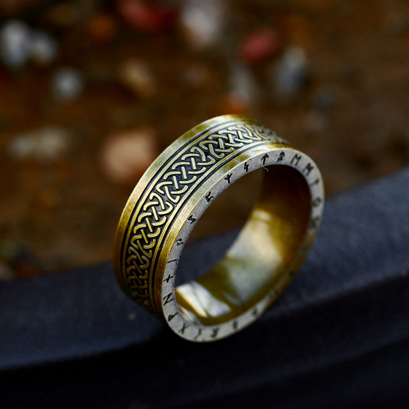 Eleganter Unisex-Ring aus Titanstahl