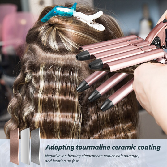 Fünffach-Wellen-Curler für Egg-Roll-Frisuren – Bild 7 | LuxeStyle