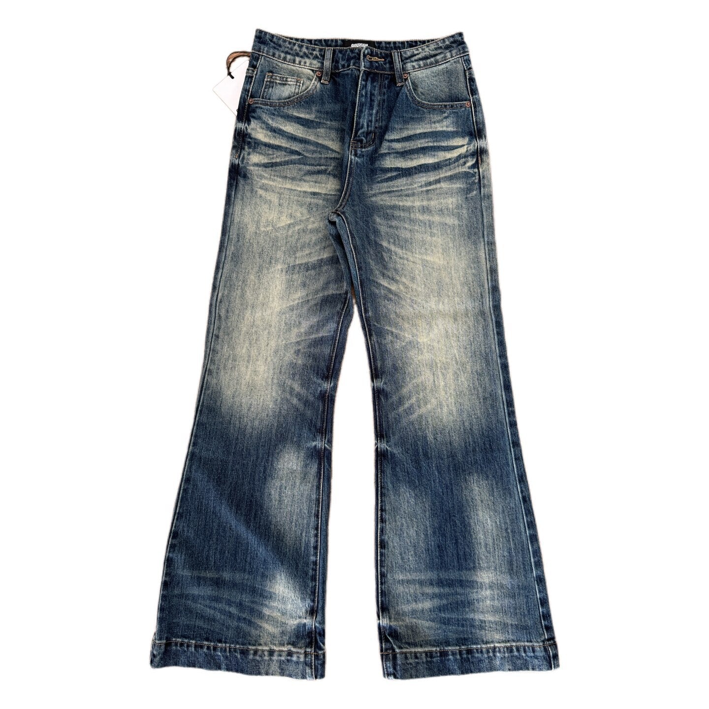 Retro Loose Wide-Leg Hose für Herren